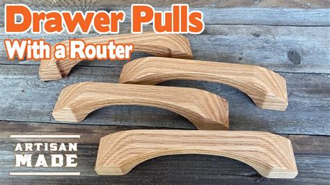 How To Make Drawer Pulls With A Router And Template Diy Woodworking