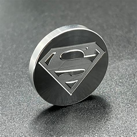 Golf Ball Marker Superman Stainless Steel Etsy