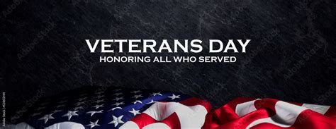 Veterans Day Banner. Stock Illustration | Adobe Stock