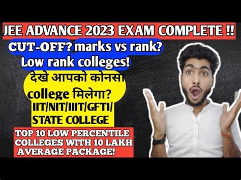 Copy Of All Nit Iiit Lowest Cut Off In Jee Mains Safe Score