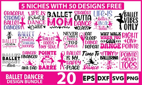 Ballet Dancer Svg Ballerina Svg Graphic By Threadbeat · Creative Fabrica