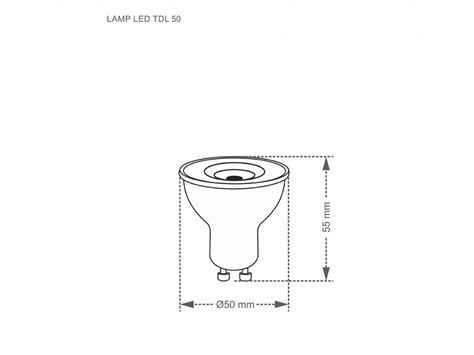 LÂMPADA LED TASCHIBRA DICROICA MR16 TDL 50 7W GU10