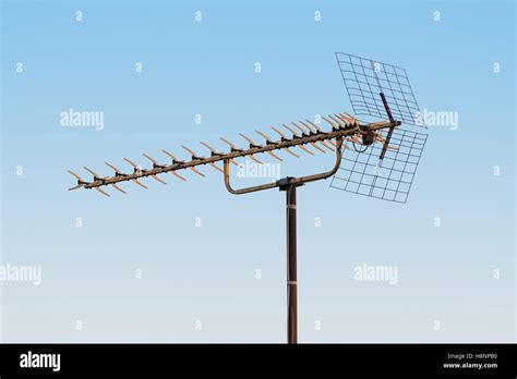 Old television antenna hi-res stock photography and images - Alamy