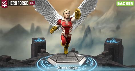 Xmen Angel Made With Hero Forge