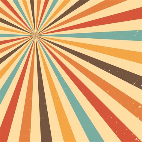 Premium Vector Abstract Vintage Retro Sunburst Rays Background