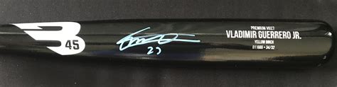 Bat B Signed By Vladimir Guerrero Jr Expos Fest