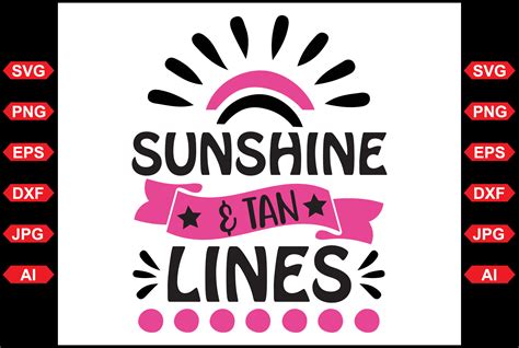 Sunshine And Tan Lines Graphic By Creative Designer 300 · Creative Fabrica