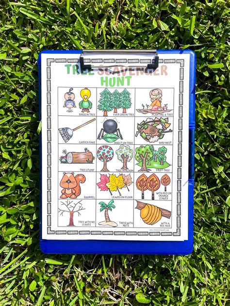 Tree Scavenger Hunt Perfect for Arbor Day (Free Printable)