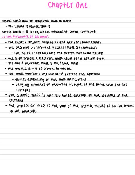 Ochem Chapter 1 3 Notes Organic Compounds Are Compounds Based On