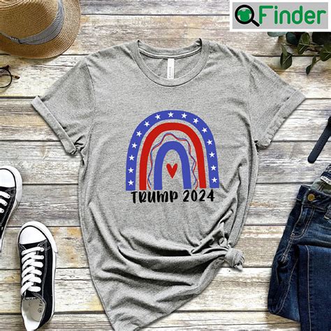 Trump 2024 American Flag Vintage T Shirt Q Finder Trending Design T Shirt