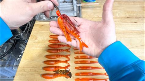 Chatterbait Trailers Fire Craw Soft Plastics Angling AI Split