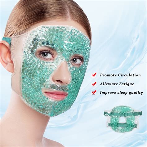 Ice Gel Face Mask Anti Wrinkle Relieve Fatigue Skin Firming Spa Hot Cold Therapy Ice Pack