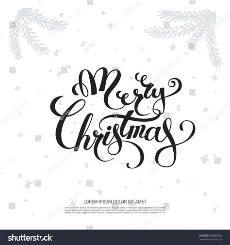 Merry Christmas Banner Vector Illustration 536383285 Shutterstock