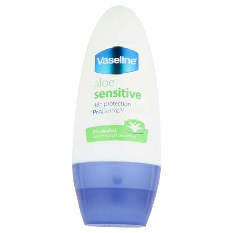 Vaseline Aloe Sensitive Roll On Deodorant 50ml Wilko