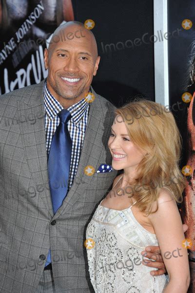 Photos And Pictures Dwayne The Rock Johnson Kylie Minogue At The