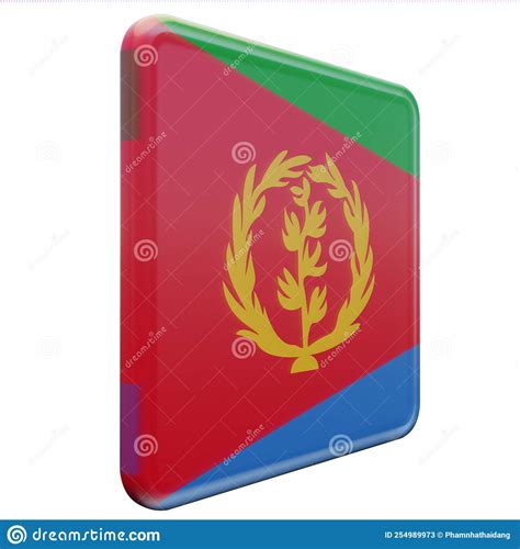 Eritrea 3d Flag Stock Illustration Illustration Of Shiny 254989973