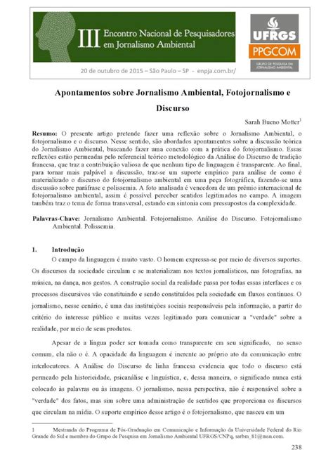 PDF Apontamentos Sobre Jornalismo Ambiental PDF FileApontamentos