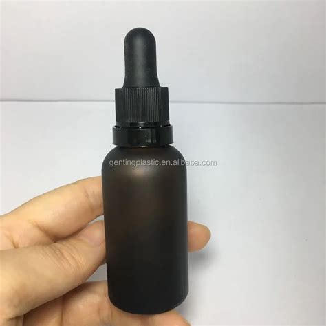 Tamper Evident Dropper Cap For Frosted Amber Essential Oil