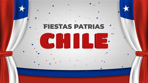 Chile National Holiday Celebration Greeting with Spanish Phrase Text ...