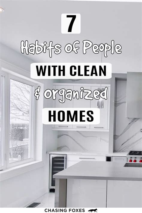 7 Habits Of People With Homes That Are Almost Always Clean And Organized