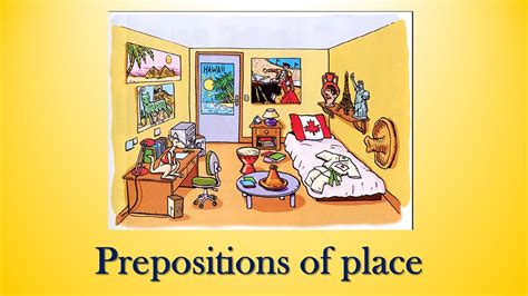 Предлоги места в английском языке для детей Prepositions Of Place