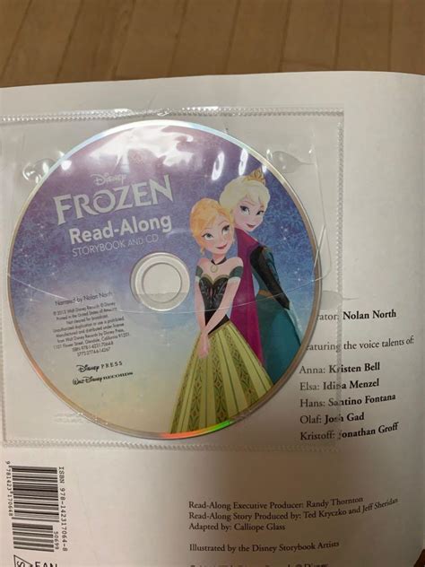 Frozen Read Along Storybook And Cd 興趣及遊戲 書本 And 文具 小說 And 故事書 Carousell