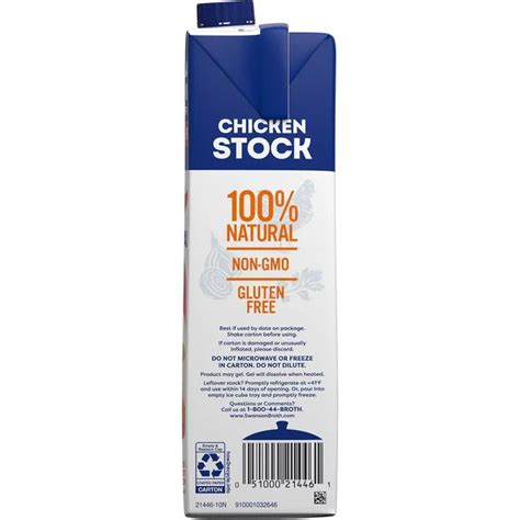 Swanson Chicken Stock , 32 oz — Goisco.com