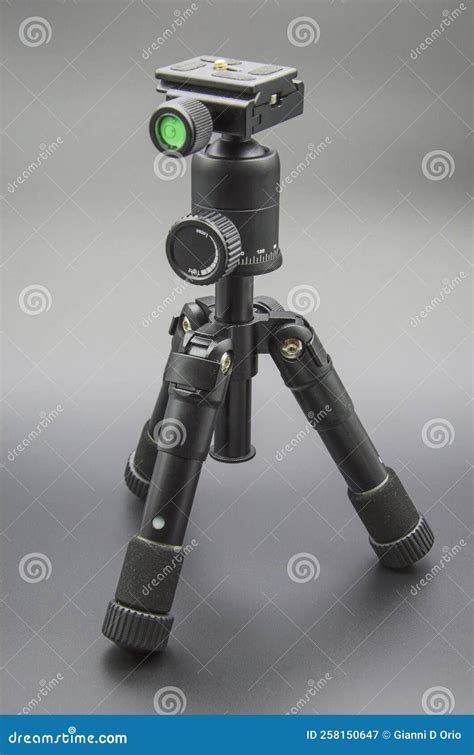 Professional Adjustable Telescopic Camera Tripod Stock Image - Image of ...