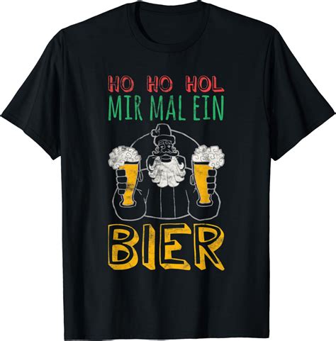 Ugly X Mas Weihnachts Ho Ho Hol Mir Ein Bier T Shirt Amazon De Fashion