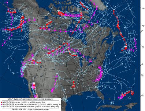 Cyclone Tracking Map