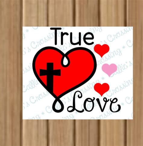 True Love Svg Cutting File Cricut Cutting File Love Etsy