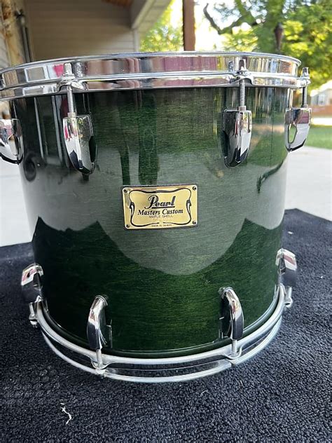 Pearl Masters Custom Mmx X Mid S Emerald Mist Reverb