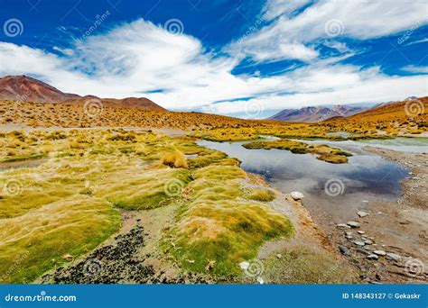 Bolivian Mountain Landscape Stock Image Image Of Colorful Blue