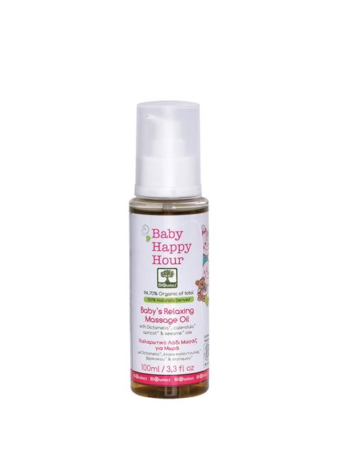 Babys Relaxing Massage Oil Bioselect