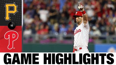 Pirates Vs Phillies Game Highlights 92421 Mlb Highlights Youtube