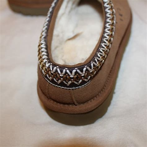 Ugg Shoes New Ugg Mens Tasman Suede Shearling Lined Slip On Slippers Chestnut 2 Poshmark