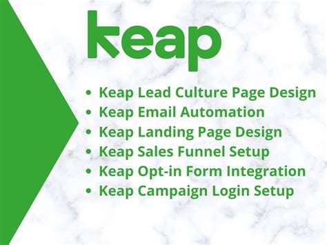 Infusionsoft Logic Campaign Keap Responsive Landing Page And Sales