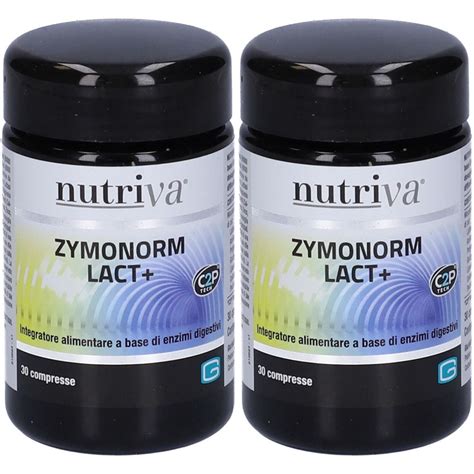 Nutriva Zymonorm Lact Compresse Integratore Alimentare Set Da X