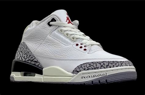 Official Photos Of The Air Jordan 3 White Cement Reimagined The Elite