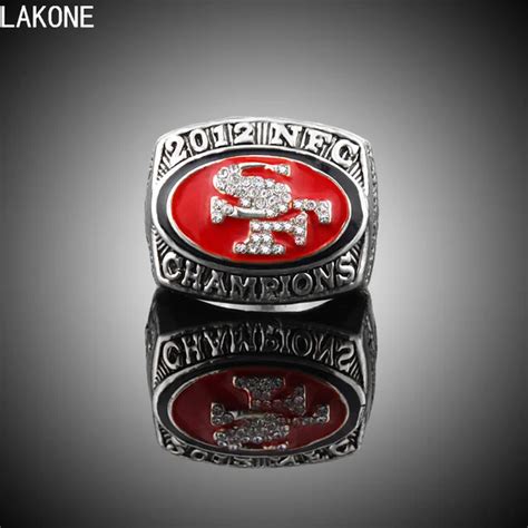 LAKONE Champions ring, 2012 San Francisco 49ers World Championship Ring ...