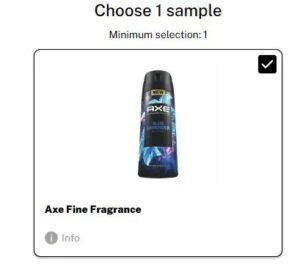 AXE Fragrance Sample Get Me FREE Samples