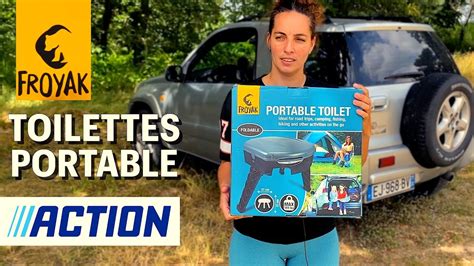 Toilettes Portable Froyak Chez Action Id Al Pour Les Voyages En Voiture