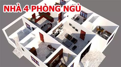 Những Mẫu Nhà Cấp 4 Có 4 Phòng Ngủ đẹp Và Hiện đại Nhất