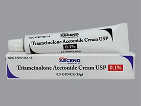 Triamcinolone Acetonide, 0.1%, Cream, 15gm Tube | McGuff