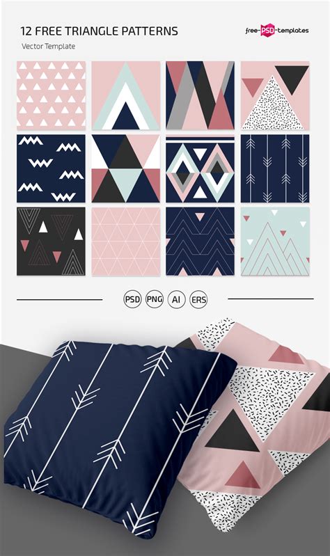 Free Triangle Patterns Template In Psd Ai Eps Free Psd Templates