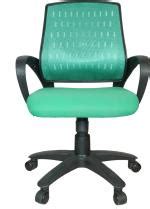 Buy Rajpura Green Green Fabric Medium Back Revolving Chair With Centre