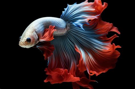 Premium AI Image | photo betta fighting fish