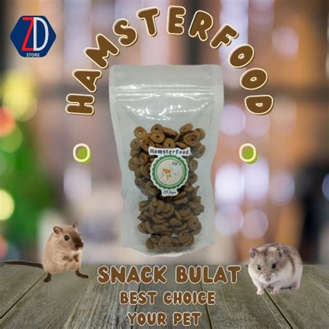 Jual Snack Bulat 100 Gr Pakan Hamster Gerbil Makanan Ringan