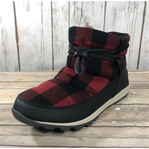 Amputee New Sorel Whitney Short 200g Buffalo Plaid Gem