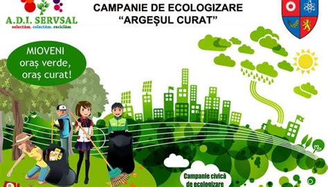 Acțiune de ecologizare organizată la Mioveni de Ziua Mediului